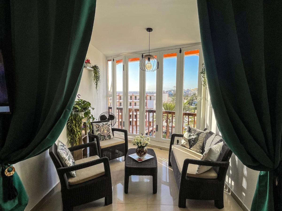 Luxory Dreamy Sunset, Seafront, Direct Access To The Promenade,Wifi,Pool,Free Parking Apartment Los Cristianos  Ngoại thất bức ảnh